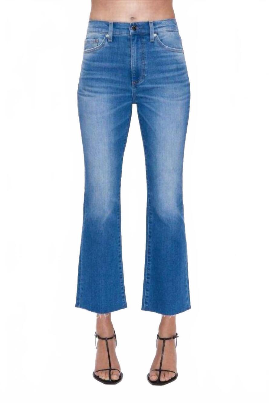 NEW PISTOLA lennon high rise crop boot jeans in ami